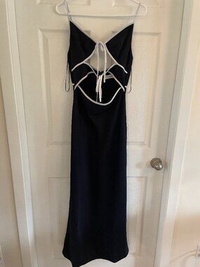 Anthropologie  MISHA Ramira V-Neck Cutout Midi Dress